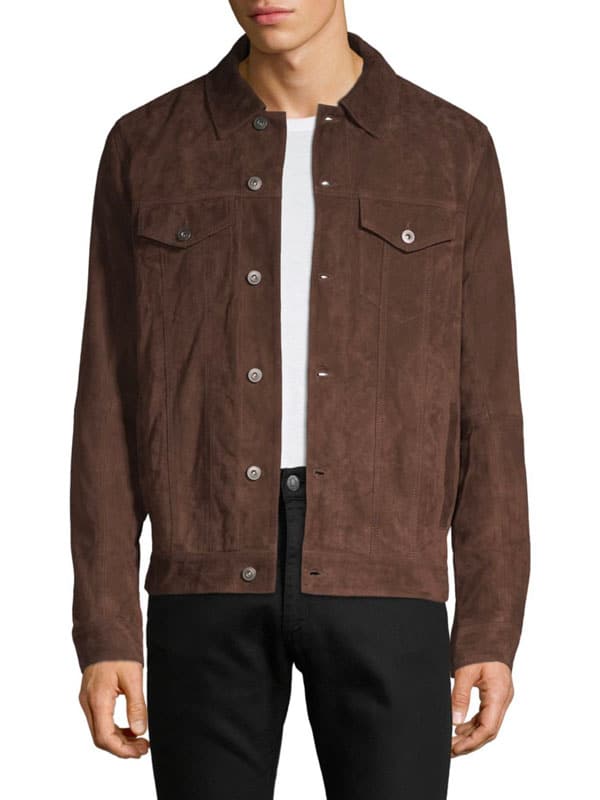 saks-suede-1 suede trucker jacket men