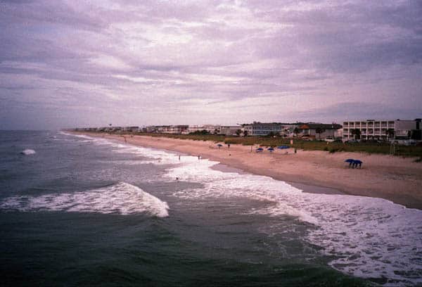 example 35mm photo taken with point and shoot film camera