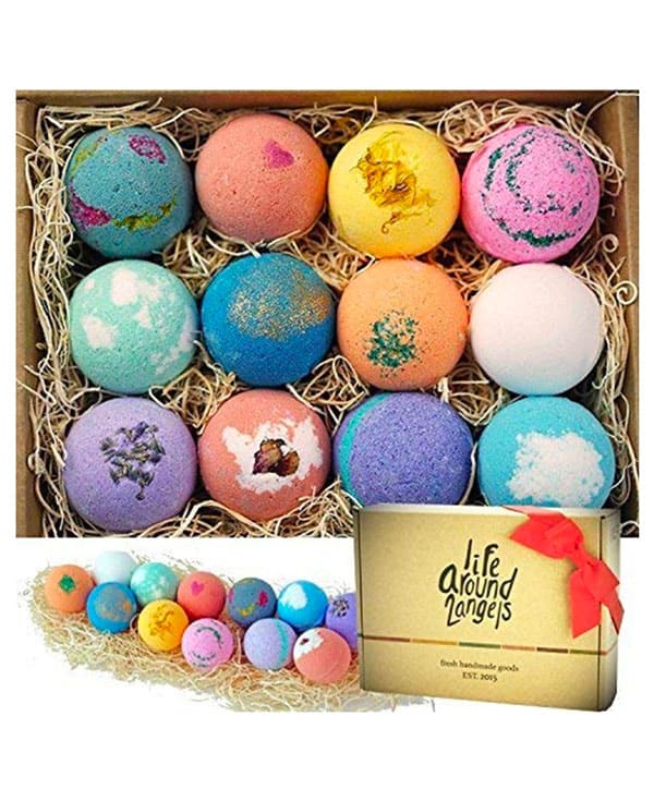 bath-bombs A group of colorful bath bombs