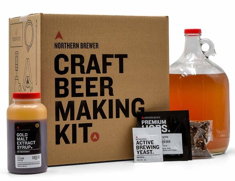 Northern Brewer 1 Gallon Craft Beer Making Starter Kit with Caribou Slobber Beer Recipe Kit Equipment and Ingredients for Homebrewing