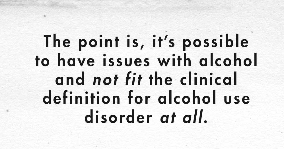 drinking problem inset