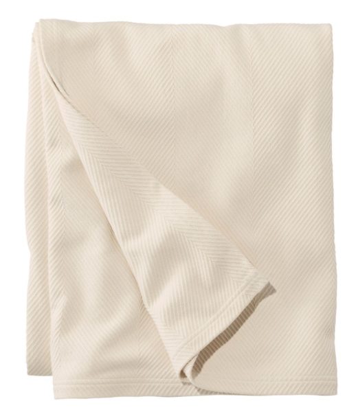 organic cotton blanket from ll bean