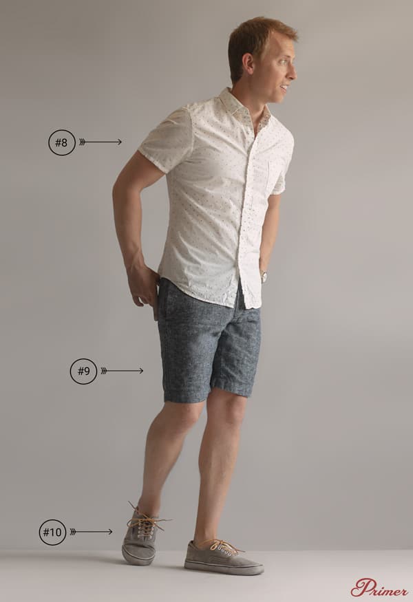 mens short sleeve summer outfit
