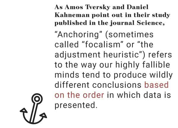 price anchoring vendor negotiation tactics