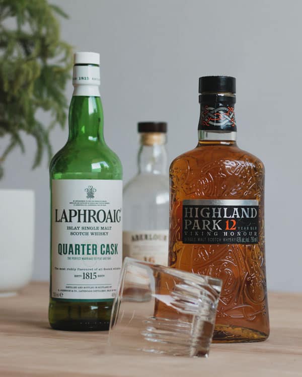 laphroaig higland park scotches
