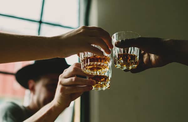 toasting scotch whisky
