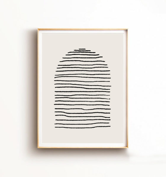 Printable Wall Art Print, Lines wall print, Instant Download Printable Art, scandinavian art, neutral tones,Modern Decor, abstract wall art