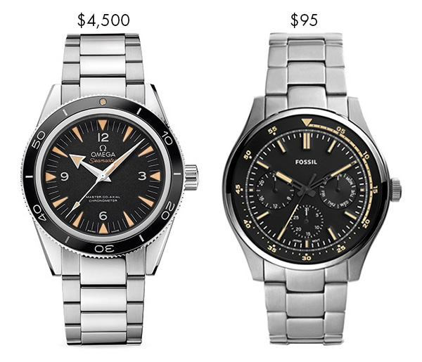 omega seamaster alternative fossil