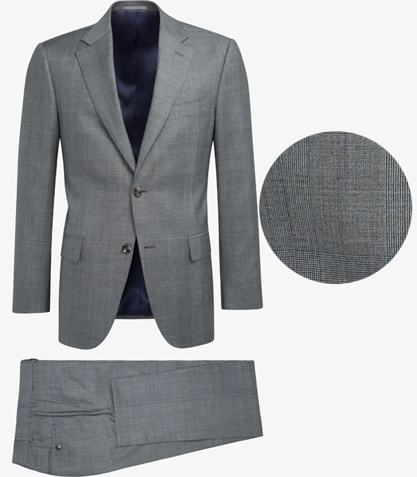 suit supply glen check