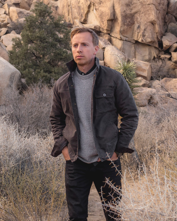 flint and tinder waxed canvas