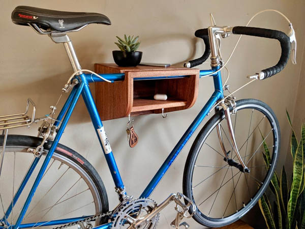 home upgrade under 150 wall mounted bike rack