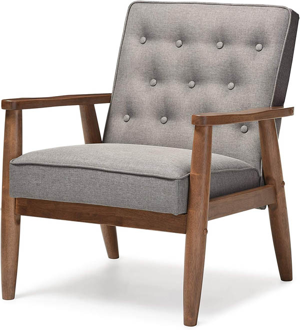 baxton studio upholstered wooden chair home upgrade under 150