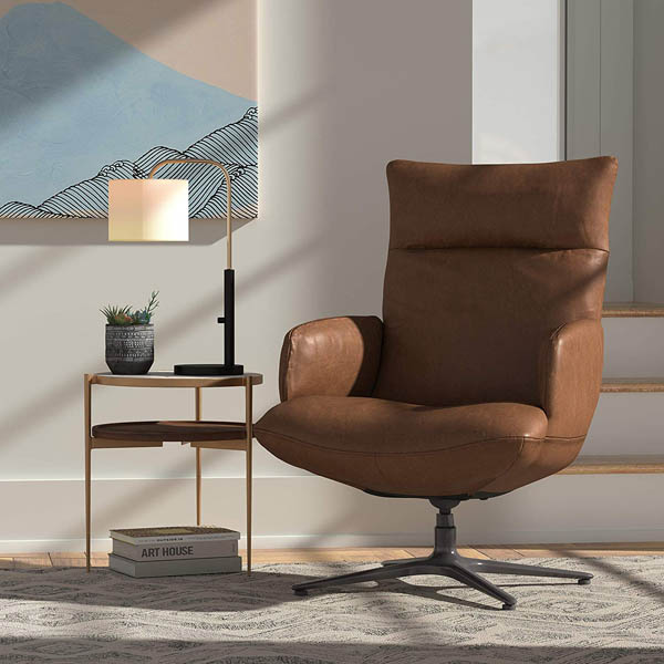 rivet leather chair amazon decor