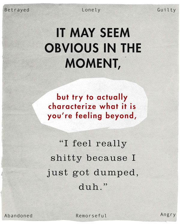 men breakup feelings