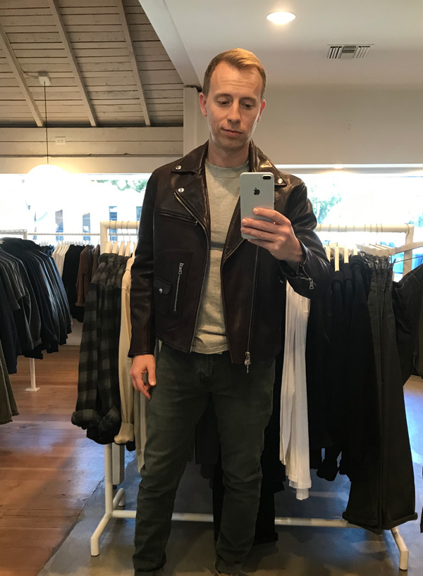 buck mason leather jacket