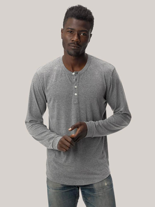 vintage tri blend henley buck mason sale