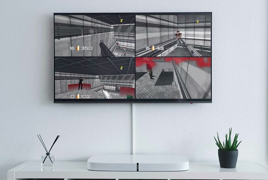 goldeneye goldeneye multiplayer on a tv