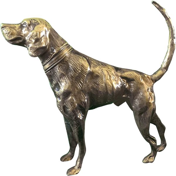 metal dog statue intentional apartment