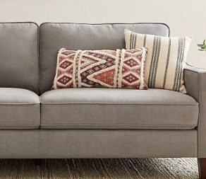 stone and beam patterned pillow intentional apartment