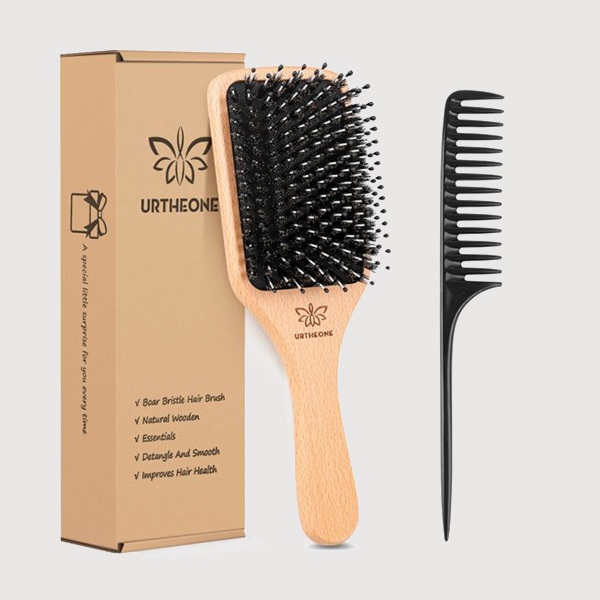 urtheone boar bristle brush men hair products