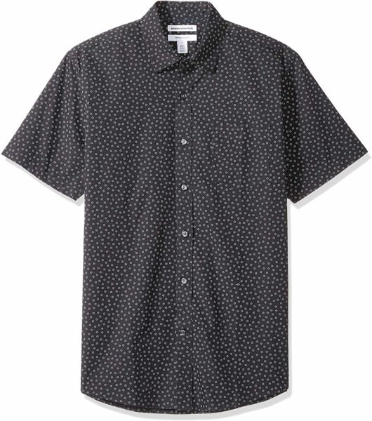 amazon essentials print shirt spring casual capsule