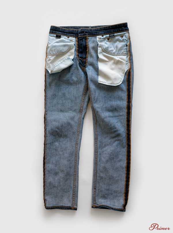 turn jeans inside out before washing