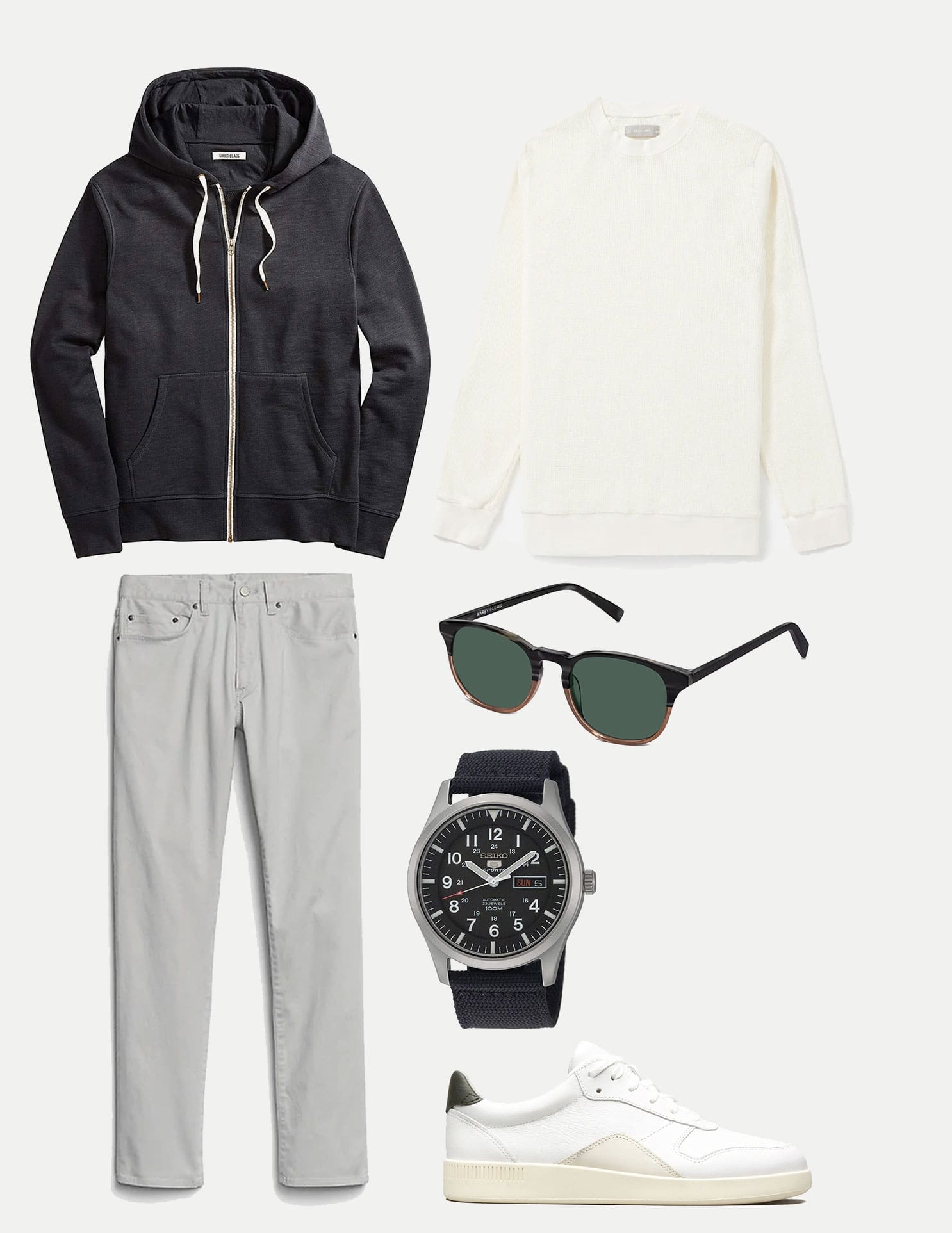 dog walk spring casual capsule