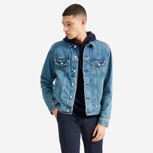 everlane denim jacket spring casual capsule