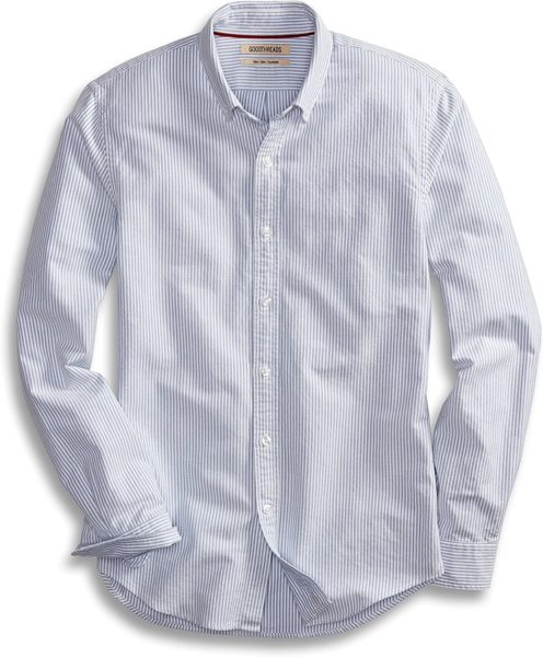 goodthreads striped oxford spring casual capsule