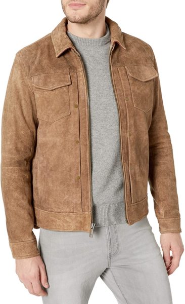 john varvatos leather trucker jacket spring casual capsule