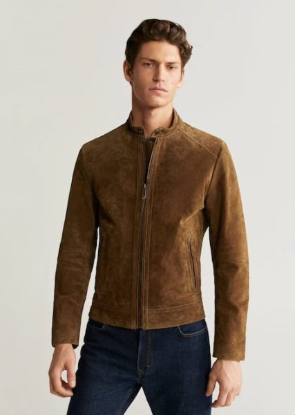 mango elbow patch jacket spring casual capsule