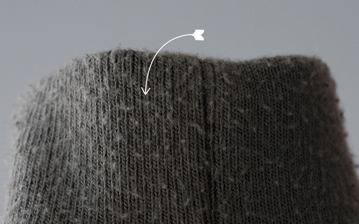 pilling on sweatshirt