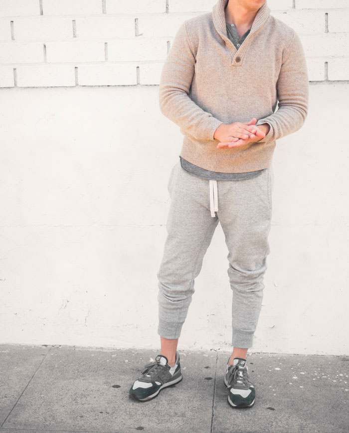 pull over sweater with sweatpants