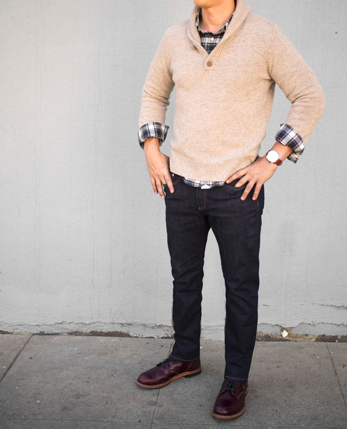 pull over sweater outfit