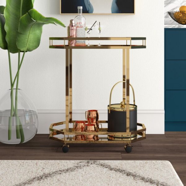 bar cart work from home spaces