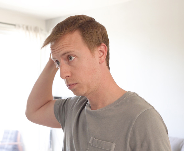 how to clipper hair steps