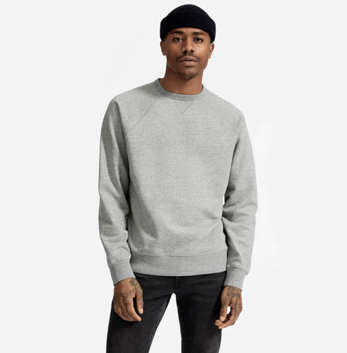 everlane french terry crew comfortable clothes
