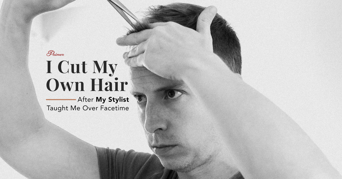 how to cut your own hair