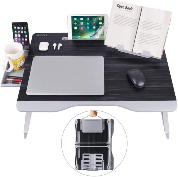 laptop bed table work from home space
