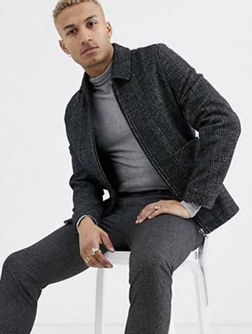 ASOS wool mix jacket mens spring jackets