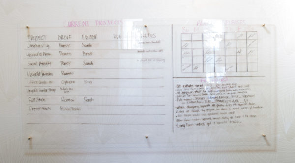 mr kate dry erase work from home space