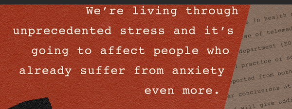 anxious people during crisis