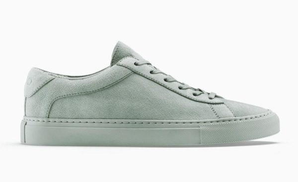 koio capri green low top sneaker