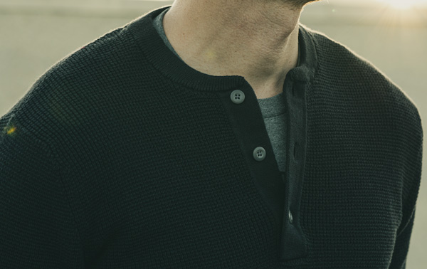waffle henley texture