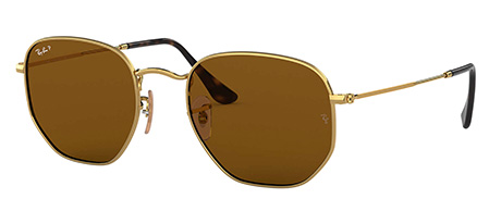 rayban hexagonal