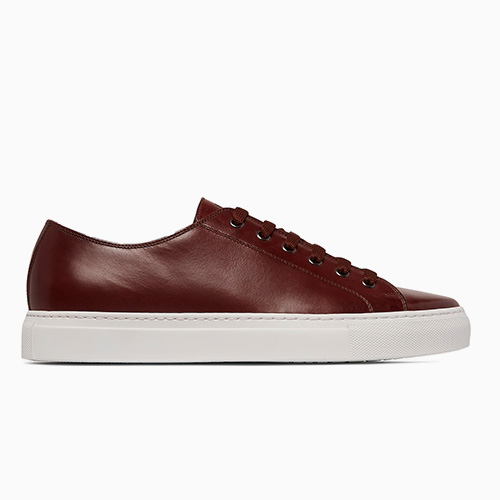 mr porter paul smith brown leather sneaker