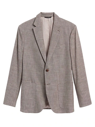banana republic cotton blend blazer