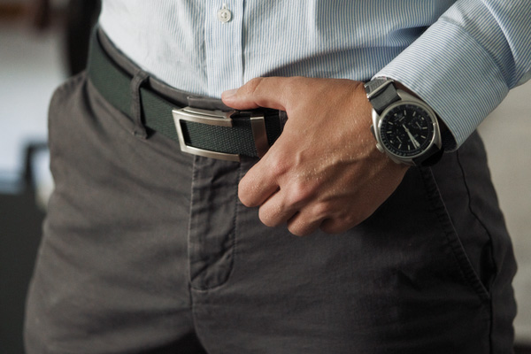canvas belt business casual