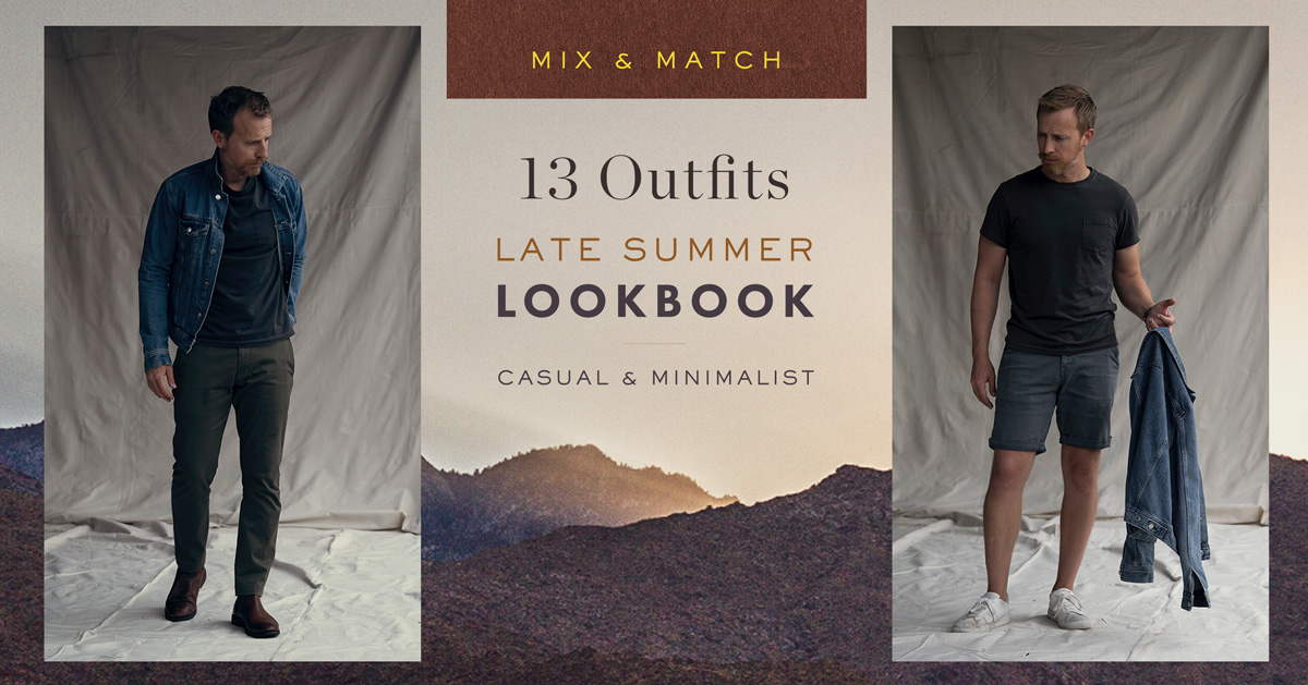 Mix & Match: Late Summer Casual and Minimalist Lookbook [13 Outfit Combos]