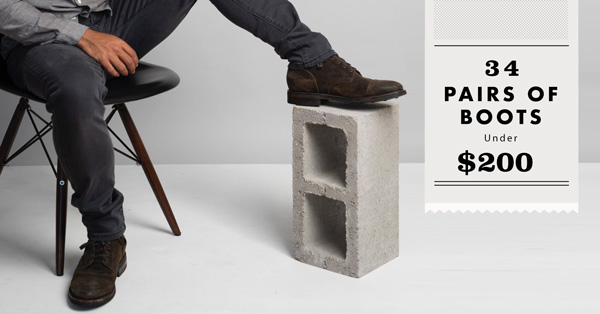 34 Pairs of Boots Under $200